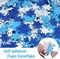 300 PCS Glitter Snowflake Foam Stickers, Self-Adhesive EVA Snowflake Stickers in Assorted Sizes & Colors, Sparkly Winter Craft Embellishments for Christmas Decorations, DIY Crafts, Scrapbooking, Cards & Holiday Party Decor